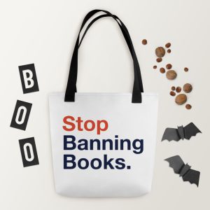Stop Banning Books Tote bag